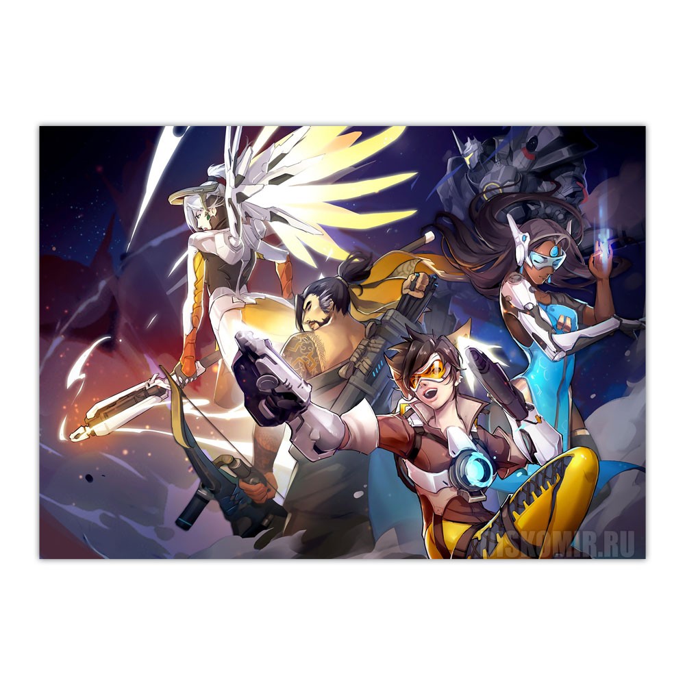 ������ �������� Overwatch Hero Artwork