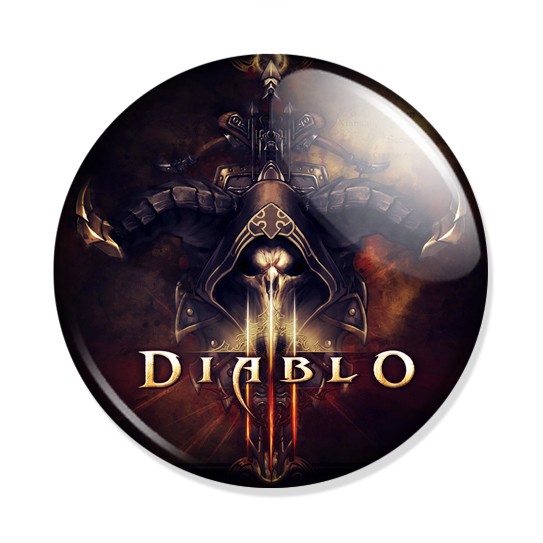 ���������� ������� ������ Diablo Demon Hunter logo �� ����� � ����� ������ / Diablo / ������