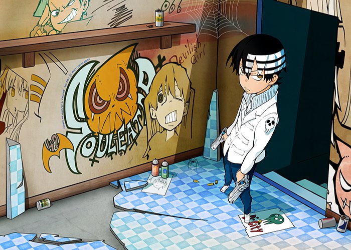 ������ �������� ���������� ��� - Franken Stein, Black Star, Maka Albarn