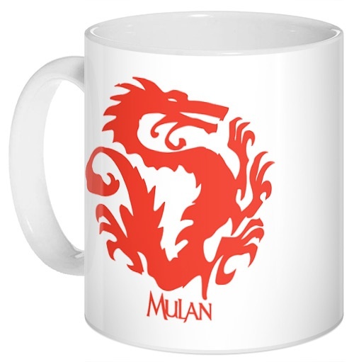 ���������� ������� ������ Mulan Mushu Logo �� ����� � ����� ����� / Mulan