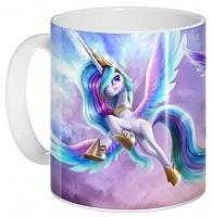  My Little Pony - Rainbow Dash, Twilight Sparkle, Celestia