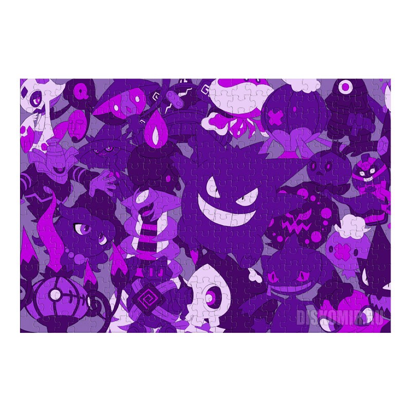 ���� Pokemon - Ghost pokemon (������ A3, 252 ������)