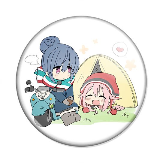 ���������� ������� ������ Yurucamp - Nadeshiko Kagamihara � Rin Shima �� ����� � ����� ������ �� ������ ������� / Yuru Camp / Yurucamp / Yurukyan / Laid-Back Camp