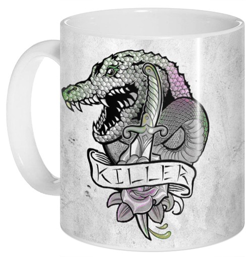 ���������� ������� ������ Suicide Squad - Killer Croc logo �� ����� � ����� ����� ��������� / Suicide Squad