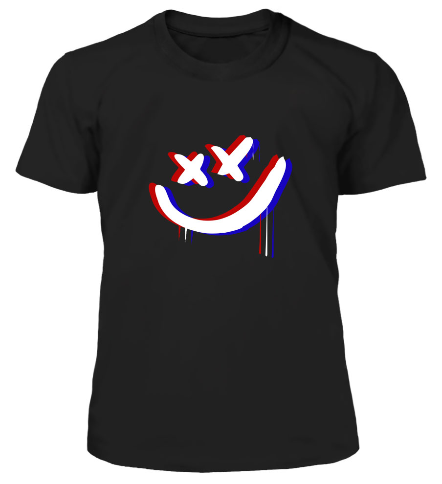 ���������� ������� �������� Drippy smiley / Anaglyph �� ����� � ����� ������ / ������ / Emoji / Emoticons / Smiles