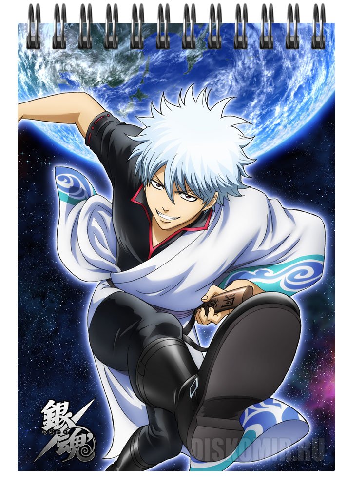 ���������� ������� ������� � ������ A6 Gintama - Gintoki Sakata �� ����� � ����� ������� / Gintama