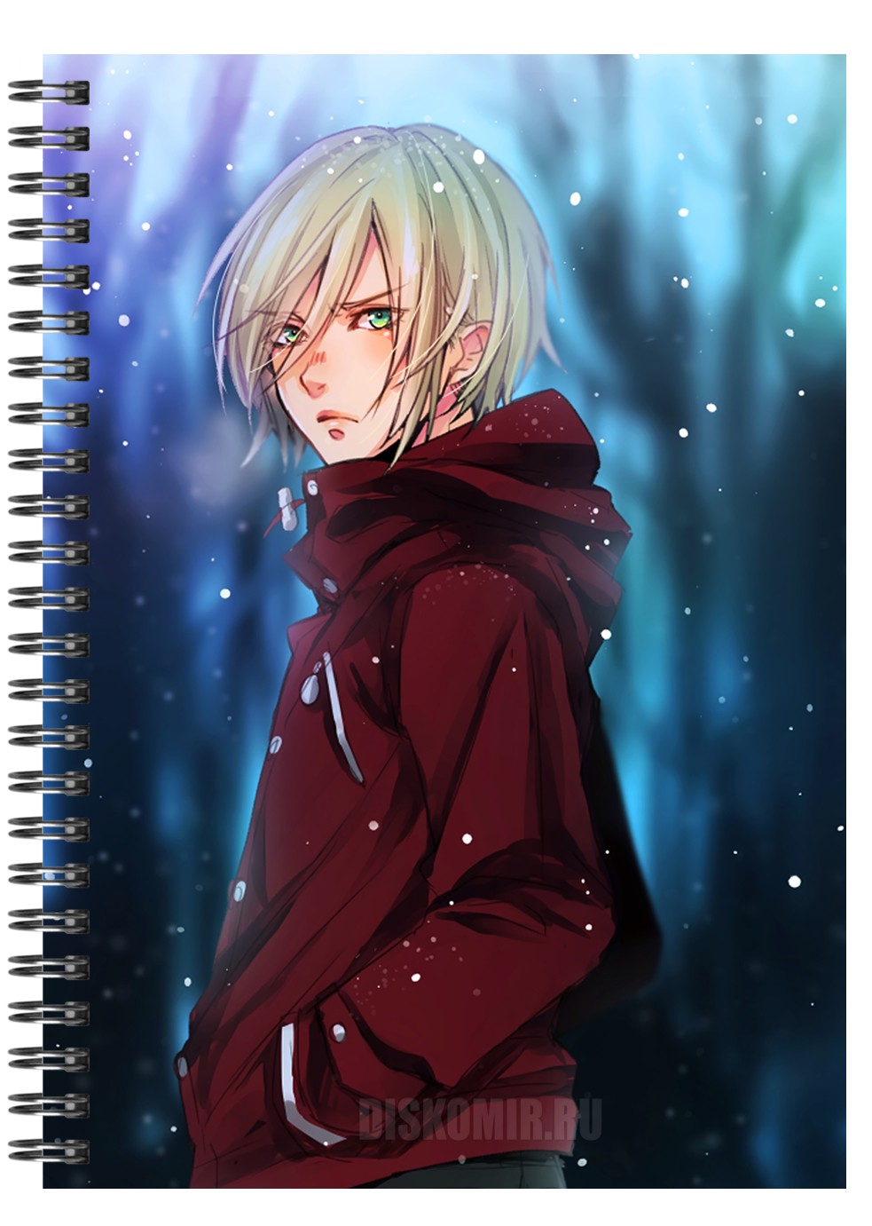 ���������� ������� ������� � ������ A5 ��� �� ���� - Yuri Plisetsky Winter �� ����� � ����� ��� �� ���� / Yuri!!! on Ice