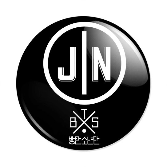 ���������� ������� ������ Jin - BTS Member Logo �� ����� � ����� ��� / BTS / Bangtan Boys / �����������������