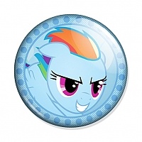  My Little Pony Rainbow Dash face