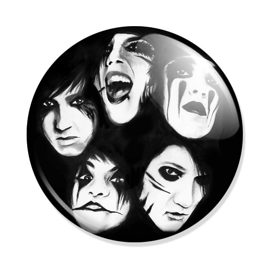 ���������� ������� ������ Black Veil Brides Monochrome - BVB members �� ����� � ����� ������� � ������ ������ / Black Veil Brides