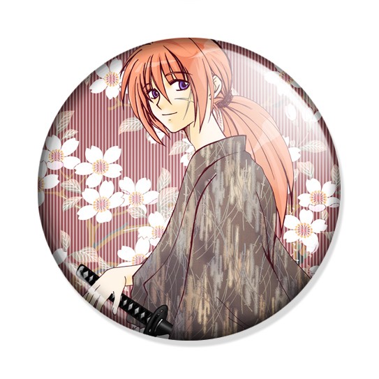���������� ������� ������ Rurouni Kenshin - Himura in the flowers of cherry �� ����� � ����� ������� ������ / Rurouni Kenshin: Meiji Kenkaku Romantan / Rurouni Kenshin / ������� ��� / Samurai X