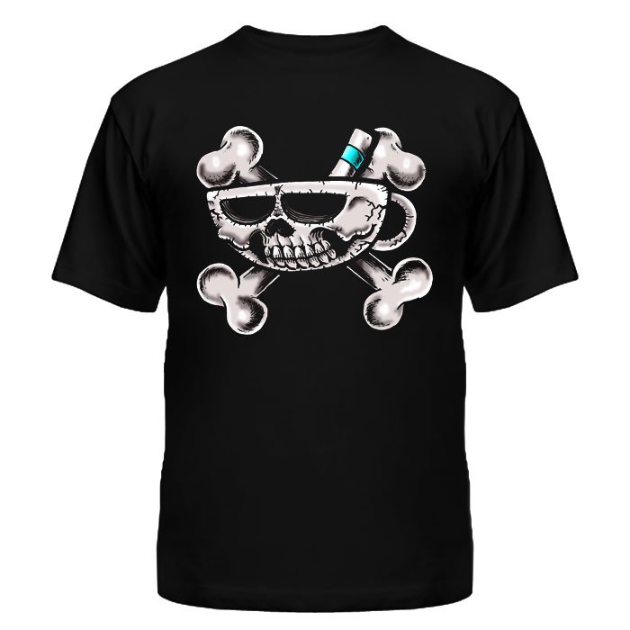 ���������� ������� �������� "Cuphead" Mugman Skull �� ����� � ����� ������������ / Cuphead