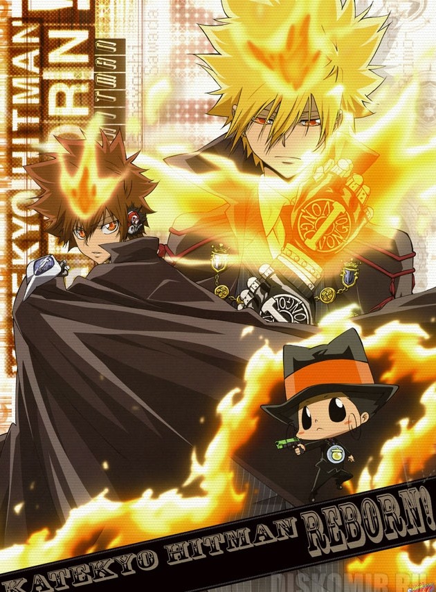 ������ �������� Katekyo Hitman Reborn! Giotto, Leon, Tsunayoshi Sawada