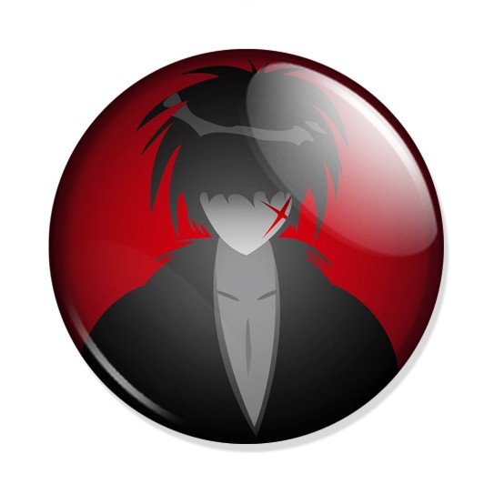 ���������� ������� ������ Rurouni Kenshin - Kenshin Himura minimalist art �� ����� � ����� ������� ������ / Rurouni Kenshin: Meiji Kenkaku Romantan / Rurouni Kenshin / ������� ��� / Samurai X