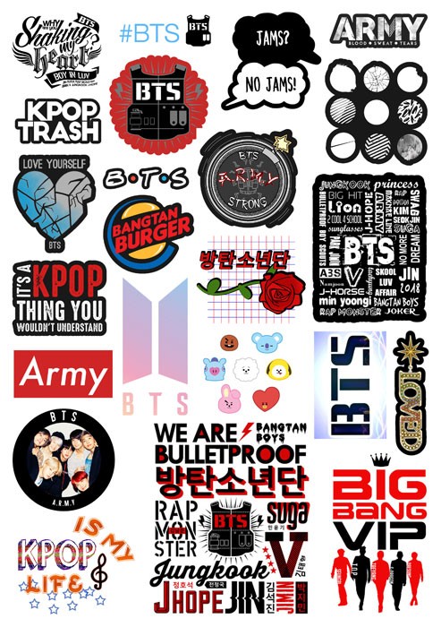 �������� BTS Army (���������� �������) Logo No.7