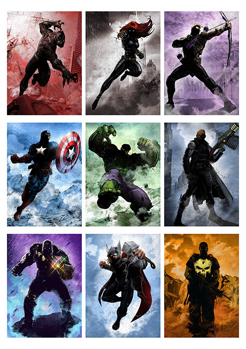 ���������� ������� ������� Marvel Dark Edition No.2 �� ����� � ����� �������� / Avengers