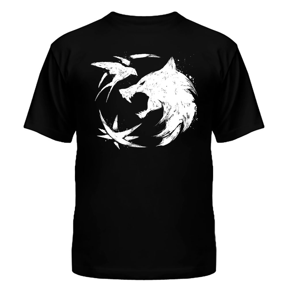 ���������� ������� �������� The Witcher Wolf Logo �� ����� � ����� ������� / The Witcher