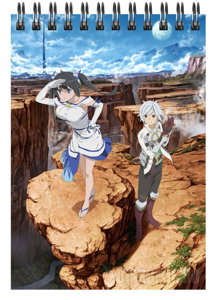 ���������� ������� ������� � ������ A6 Danmachi - Hestia � Bell Cranel �� ����� � ����� � ���������� � ����� ��� ��������� ����� / Danmachi / Is It Wrong to Try to Pick Up Girls in a Dungeon? / Dungeon ni Deai wo Motomeru no wa Machigatteiru Darou ka / �����, � ������� ���� � ����������?