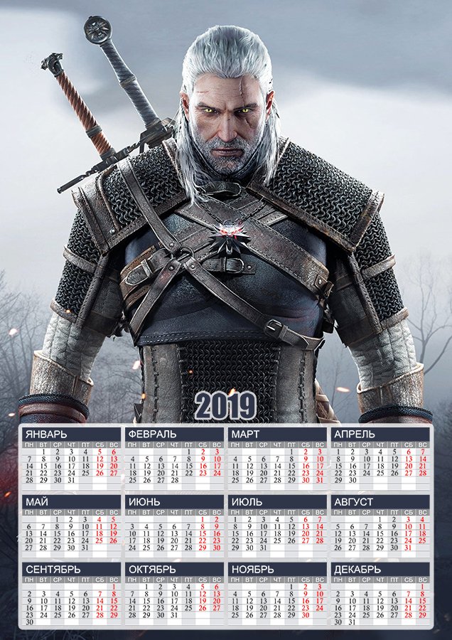 ���������� ������� ��������� �������� �3 �� 2025 ��� The Witcher Geralt of Rivia �� ����� � ����� ������� / The Witcher