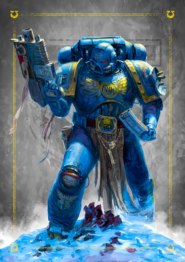 ������ �������� Ultramarine Battle Brother / Warhammer