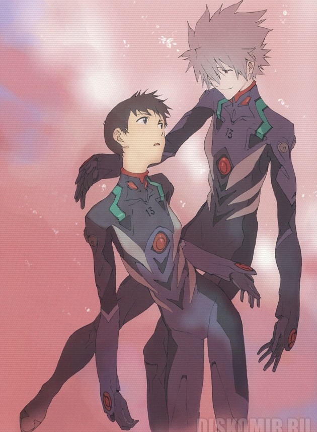 ������ �������� Evangelion Shinji Ikari, Kaworu Nagisa