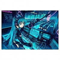 ���� Vocaloid - Hatsune Miku DJ (������ A3, 252 ������)