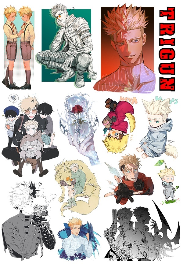 ������� Trigun Vash & Knives