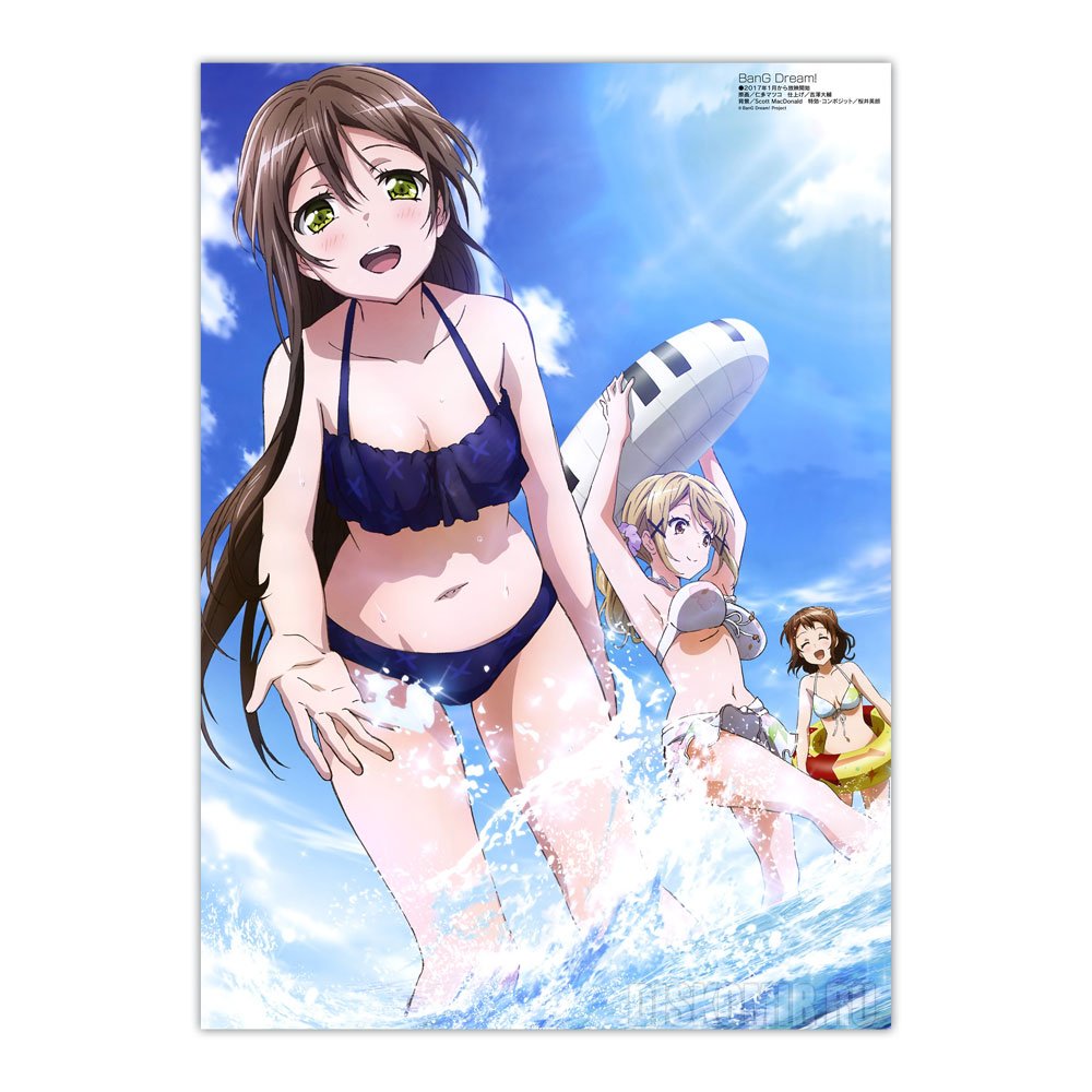 ���������� ������� ������ �������� "Bang Dream!" Tae Hanazono, Arisa Ichigaya, Kasumi Toyama �� ����� � ����� ��� �����! / BanG Dream!