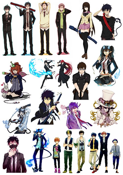 ������� ��������� Ao no Exorcist No.1