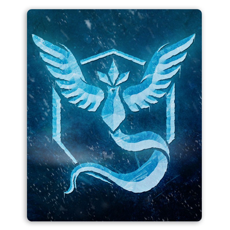 ���������� ������� ������ ��� ����� ������������� Pokemon Go Team Mystic Logo �� ����� � ����� ������� / Pokemon