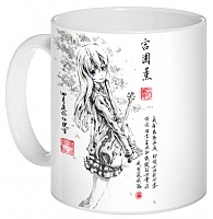  Sumi-e "Your Lie in April" Kaori Miyazono