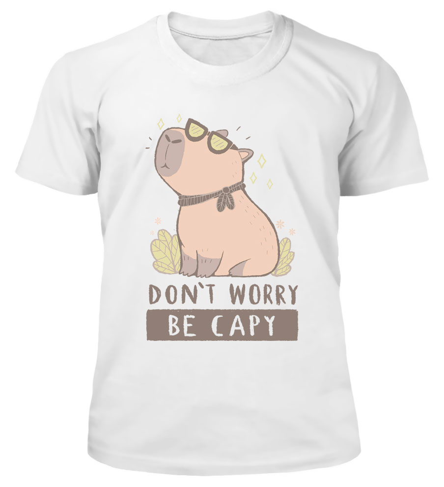 ���������� ������� �������� �������� Don't Worry, Be Capy �� ����� � ����� �������� / ������ / ������