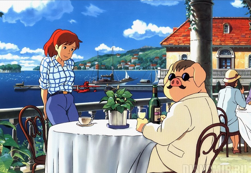 ���������� ������� ������ �������� Porco Rosso Fio and Porco �� ����� � ����� ����� ����� / Porco Rosso / Kurenai no Buta