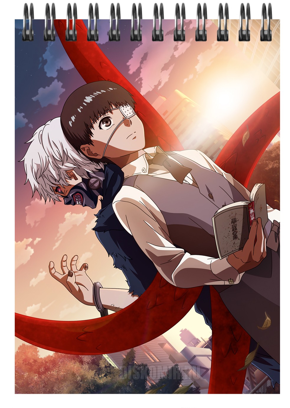 ���������� ������� ������� � ������ A6 Tokyo Ghoul - Ken Kaneki �� ����� � ����� ��������� ���� / Tokyo Ghoul / Tokyo Kushu / ��������� ������