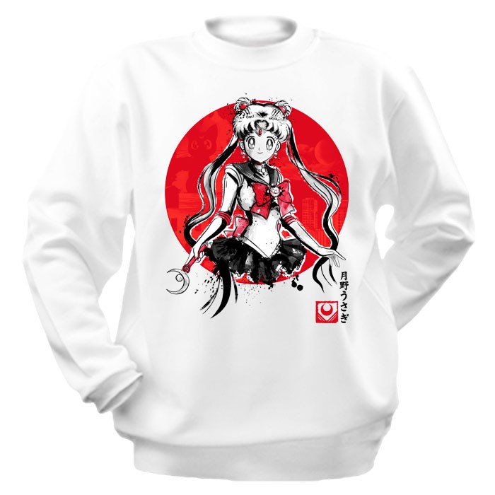 ���������� ������� ����� ��������� Sailor Moon - Pretty Guardian sumi-e �� ����� � ����� ���������-���� ������ ��� / Bishoujo Senshi Sailor Moon / Pretty Soldier Sailormoon / ���������� ����������� � �������� ������ ���