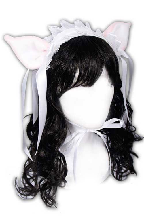���������� ������� ���� Hime Sweet Kitty Lolita Headpiece (pink/white) �� ����� � ����� 