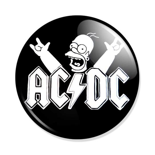 ���������� ������� ������ Homer Simpson AC/DC �� ����� � ����� ���������� � ���������� ��� / AC/DC / Alternating current / Direct current