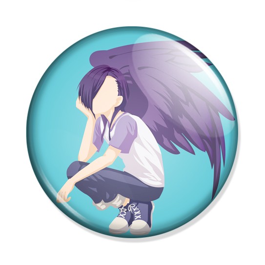 ���������� ������� ������ Hataraku Maou-sama! Lucifer minimalist art �� ����� � ����� ������ �� ����������! / Hataraku Maou-sama! / The Devil Is a Part-Timer!