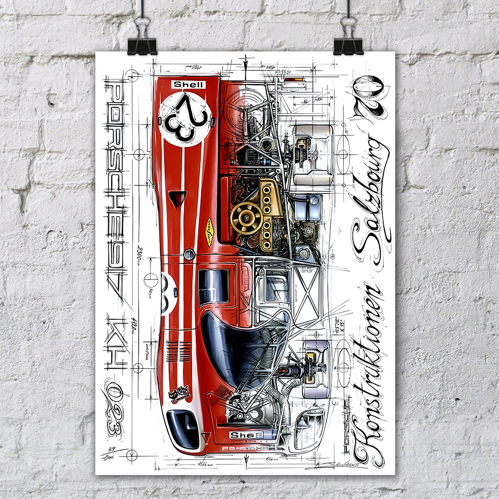������ Porsche 917 KH-023 Konstructionen Salzbourg 1970 / ������ �� �����