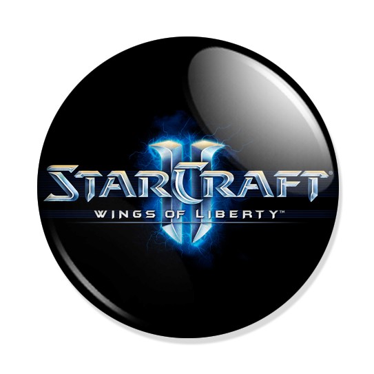 ���������� ������� ������ StarCraft II: Wings of Liberty Logo �� ����� � ����� ��������� / StarCraft / ������� ������� / ������� ���������