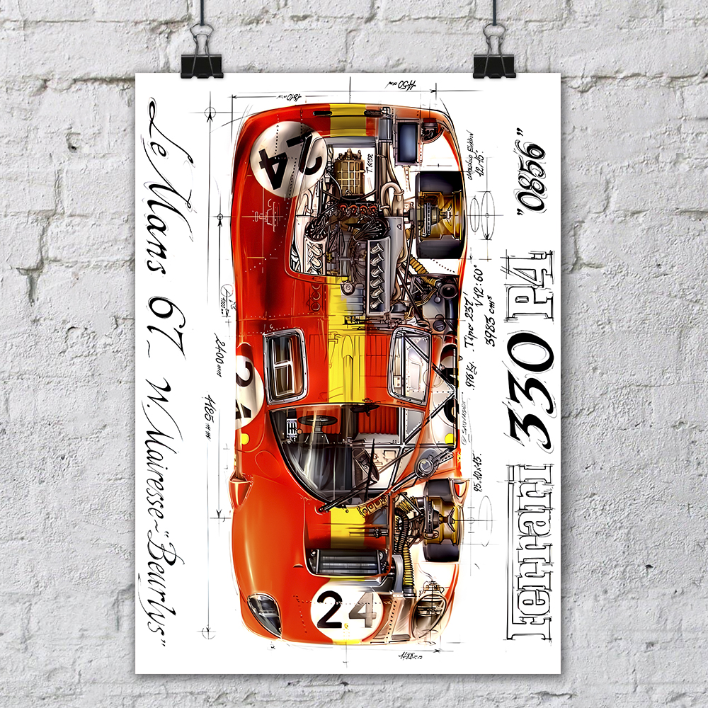 ������ Ferrary P4 330 24 Le Mans1967 / ������ �� �����