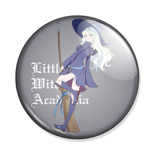 ���������� ������� ������ Little Witch Academia Diana Cavendish & logo �� ����� � ����� �������� ��������� / Little Witch Academia