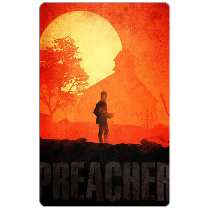 ���������� ������� ������ ������������� Minimalist Tv Show: Preacher - Jesse Custer �� ����� � ����� ����������� / Preacher