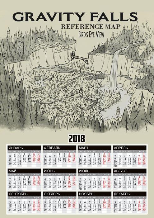 ���������� ������� ��������� �������� �3 �� 2025 ��� Gravity Falls Map �� ����� � ����� ������� ���� / Gravity Falls