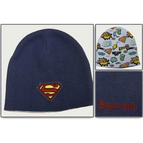 ���������� ������� ����� Beanie: Superman - Blue w/ Emblem (Reversable) �� ����� � ����� �������� / Super Man / Superman