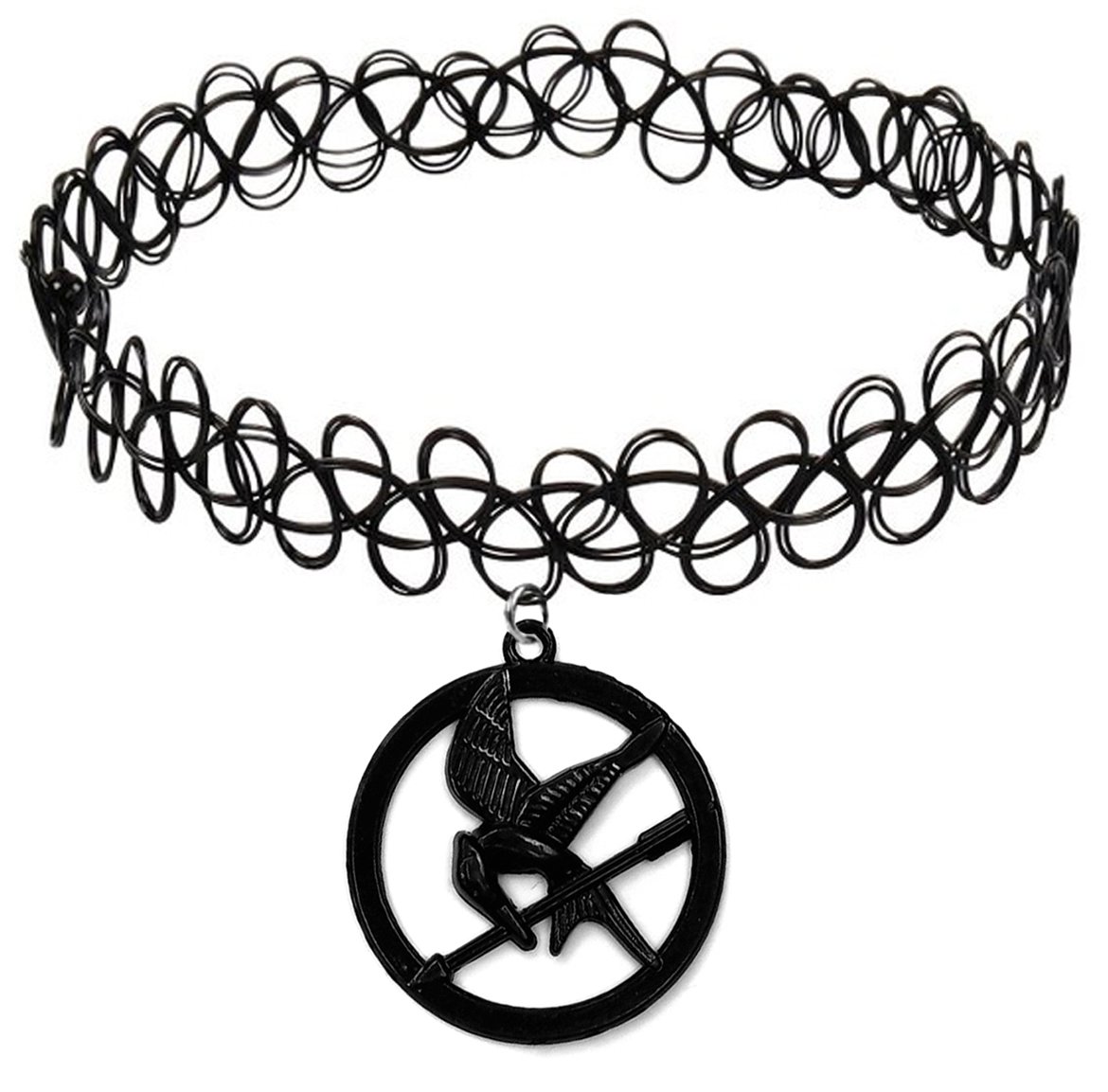 ���������� ������� ����-����� Tattoo Choker ������ � ������� ����� ������������ �� ����� � ����� �������� ����: �����-������������ / The Hunger Games: Mockingjay