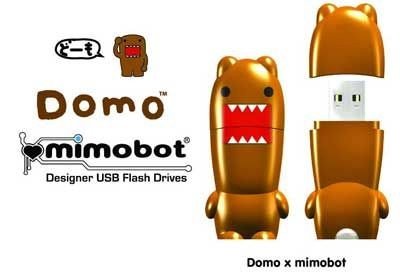���������� ������� Domo Kun: Brown Domo Mimobot 2GB USB Flashdrive �� ����� � ����� ����-��� / Domo-Kun