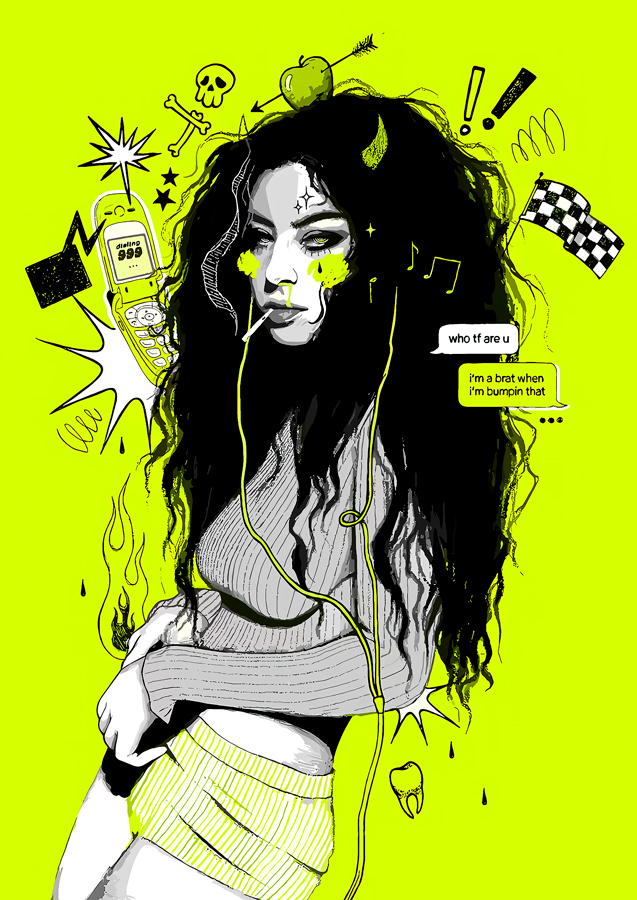������ �������� Charli XCX art