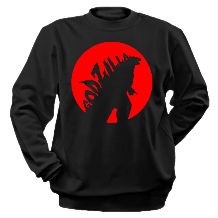 ���������� ������� ��������� Godzilla round logo �� ����� � ����� �������� / Godzilla