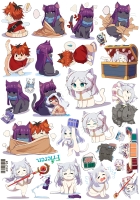       - Chibi cat